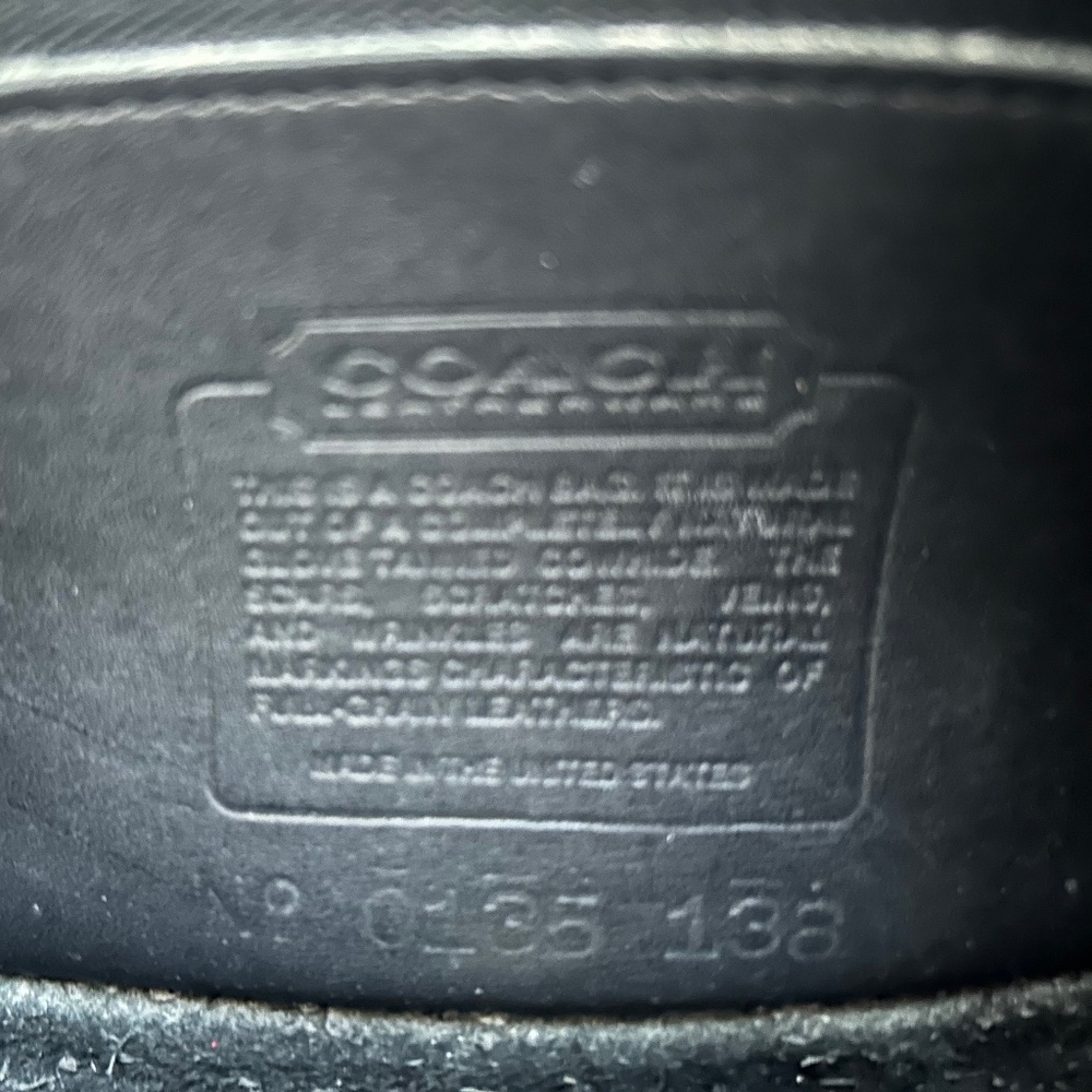 Vintage Coach Leather Shoulder Bag - Picture 6 of 14